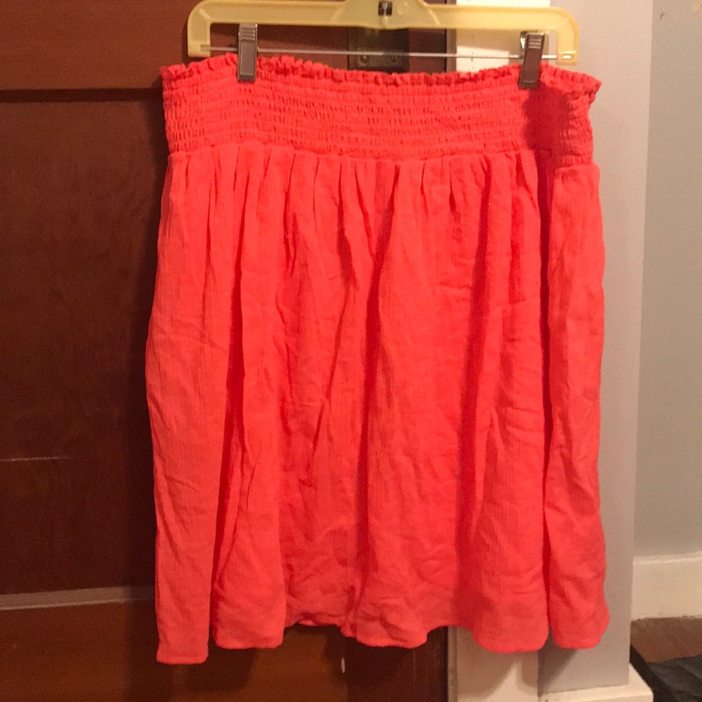 Peach skirt